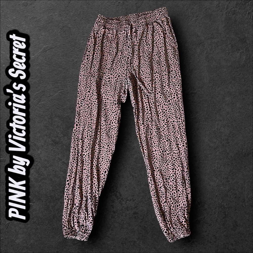 PINK by Victoria’s Secret Leopard Print Jogger Pants – Size XS